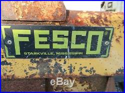 John Deere Dozer Fire Plow Fesco 350C Good Shape 450 Attachment Brake