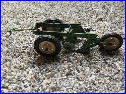 John Deere Ertl 1/16 Scale Tractor Attachments Hay Baler, Manure Spreader, Plow