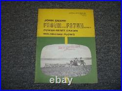 John Deere F365H F375H Moldboard Plow Owner Operator Maintenance Manual OMA16016