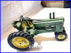 John Deere Farm Toy Model A tractor Manure And Bottom Plow