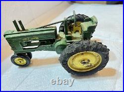John Deere Farm Toy Model A tractor Manure And Bottom Plow
