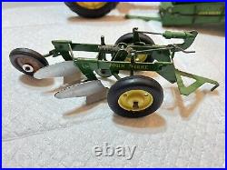 John Deere Farm Toy Model A tractor Manure And Bottom Plow