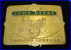 John Deere GP Tractor & Plow Belt Buckle 2001 Timeless Legends Collector Series