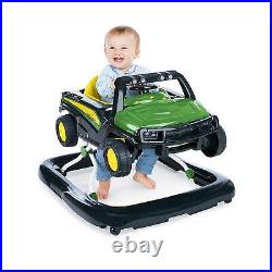 John Deere Gator 4-in-1 Baby Walker with Removable Steering Wheel, Green