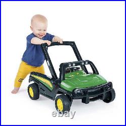 John Deere Gator 4-in-1 Baby Walker with Removable Steering Wheel, Green