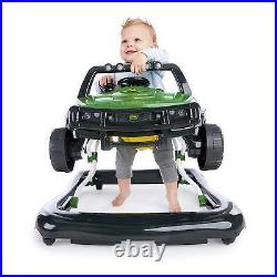 John Deere Gator 4-in-1 Baby Walker with Removable Steering Wheel, Green