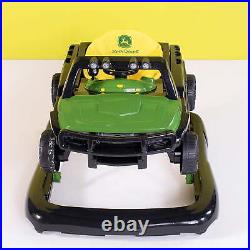 John Deere Gator 4-in-1 Baby Walker with Removable Steering Wheel, Green