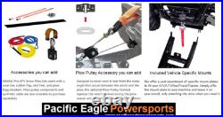 John Deere Gator HPX/XUV Full 66 Snow Plow Kit with a Curved Blade 2011-2024