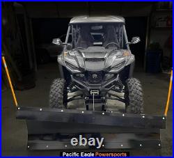 John Deere Gator HPX/XUV Full 72 Snow Plow Kit with a Curved Blade 2011-2024