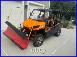 John Deere Gator HPX/XUV Full 72 Snow Plow Kit with a Curved Blade 2011-2024