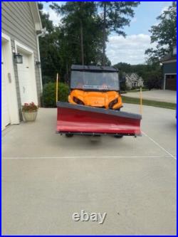 John Deere Gator HPX/XUV Full 72 Snow Plow Kit with a Curved Blade 2011-2024