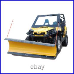 John Deere Gator HPX/XUV Full 72 Snow Plow Kit with a Curved Blade 2011-2024