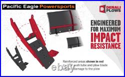 John Deere Gator HPX/XUV Full 72 Snow Plow Kit with a Curved Blade 2011-2024