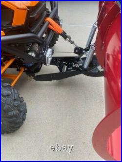 John Deere Gator RSX Full 66 Snow Plow Kit with a Curved Blade 2013-2022