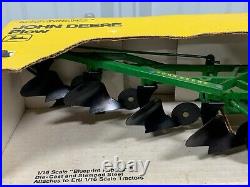 John Deere Green Yellow Open Box 4 BOTTOM PLOW Rare Box Variation 116 Ertl Die