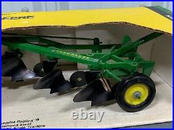 John Deere Green Yellow Open Box 4 BOTTOM PLOW Rare Box Variation 116 Ertl Die