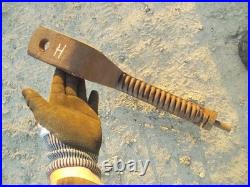 John Deere H JD Tractor cultivator plow mounting spring bracket holder mount