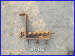 John Deere H JD Tractor cultivator plow mounting spring bracket holder mount