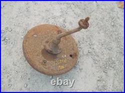 John Deere H JD Tractor rear plow steel wheel with mounting hub bracket HARDTOFIND