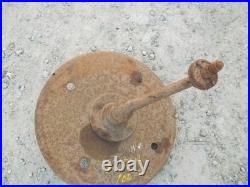 John Deere H JD Tractor rear plow steel wheel with mounting hub bracket HARDTOFIND