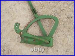 John Deere JD Tractor cultivator implement mower plow hand lift bracket