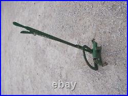 John Deere JD Tractor cultivator implement mower plow hand lift spring bracket