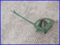 John Deere JD Tractor cultivator implement mower plow hand lift spring bracket
