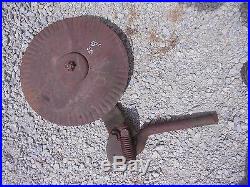 John Deere JD plow 18 rolling cutter wheel disc disk mounting brace bracket