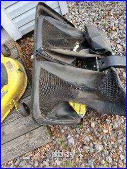John Deere L130 46 Riding Mower W Deck Plow Bagger Chains Belts Parts Running John Deere L130 46 Riding Mower W Deck Plow Bagger Chains Belts Parts Running