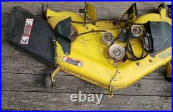 John Deere L130 46 Riding Mower W Deck Plow Bagger Chains Belts Parts Running John Deere L130 46 Riding Mower W Deck Plow Bagger Chains Belts Parts Running