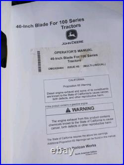 John Deere L130 46 Riding Mower W Deck Plow Bagger Chains Belts Parts Running John Deere L130 46 Riding Mower W Deck Plow Bagger Chains Belts Parts Running