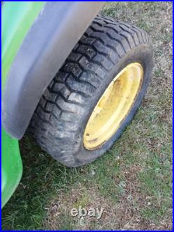 John Deere L130 46 Riding Mower W Deck Plow Bagger Chains Belts Parts Running John Deere L130 46 Riding Mower W Deck Plow Bagger Chains Belts Parts Running