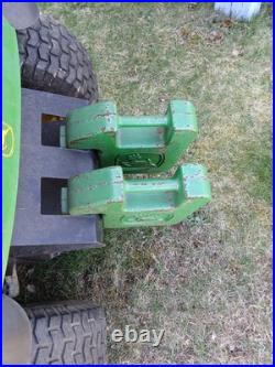 John Deere L130 46 Riding Mower W Deck Plow Bagger Chains Belts Parts Running John Deere L130 46 Riding Mower W Deck Plow Bagger Chains Belts Parts Running