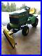 John_Deere_LX176_Lawn_Tractor_with_lawn_deck_plow_Chains_and_weights_01_snzx