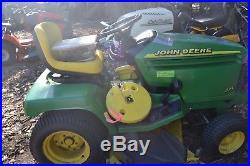John Deere Lawn Mower D335 with Plow