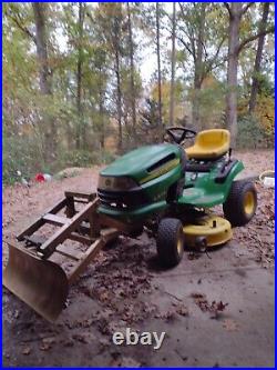 John Deere Lawn Tractor with low hours and Plow Attachment