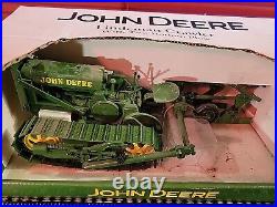 John Deere Lindeman Crawler with2 Bottom Plow 1/16 Diecast Replica by SpecCast