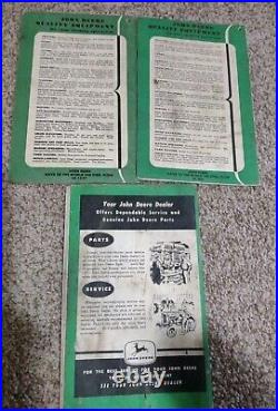 John Deere Lot Of 13 Implement Operator Manuals