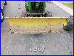 John Deere Model 400 54 2 Way Up And Down Hydr Snow Plow Blade With Manual Turn
