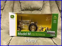 John Deere Model M with Plow 1/16 Gold 75th Anniversary Rare 1 of 75