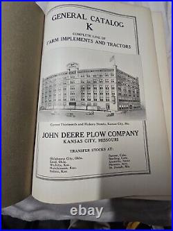 John Deere Plow Company General Catalog K Kansas City Missouri-Vintage