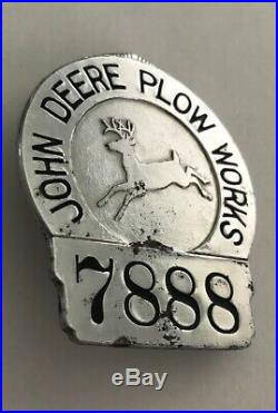 John Deere Plow Works Employee Badge 7888 (Vintage) A37