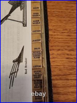 John Deere Plow Works Repair Catalog M 1923