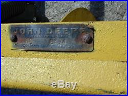 John Deere Round Fender # 42 Snow Plow Push Scrape Blade OEM