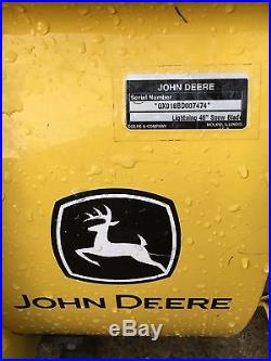 John Deere Snow Blade Plow
