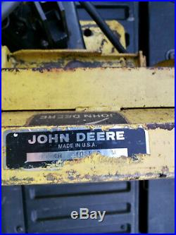 John Deere Snow Blade Plow 120 140H1 & 3, 300 SERIES 312, 314, 316, 317