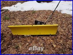 John Deere Snow Plow Blade 46 plowing tractor Lightning Used