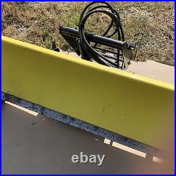 John Deere Snow Plow With Hydraulic Hoses, Tire Chains, Quick Hitch 400series 54in