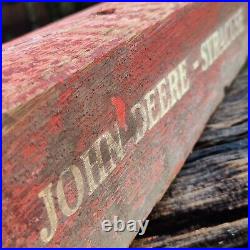 John Deere Syracuse Red Wood Plow Beam WB 10 Moline Illinois Farm Chilled