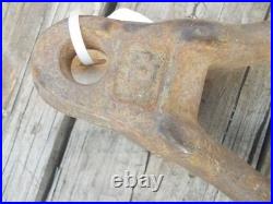 John Deere Tractor Original JD logo drawbar plow clevis with WEAR